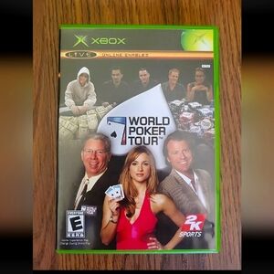 World Poker Tour Xbox Game Complete With Manual Near Mint Condition
